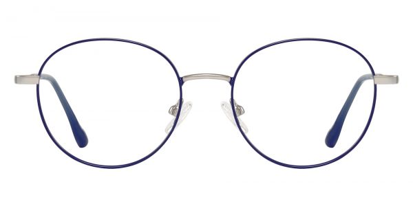 Kenisha Round Prescription Glasses - Blue