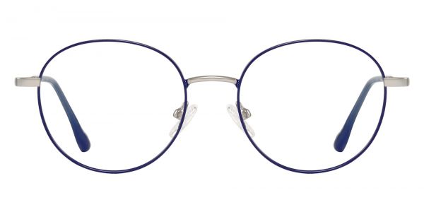 Kenisha Round Prescription Glasses - Blue