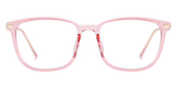 Amberly Square Prescription Glasses - Pink