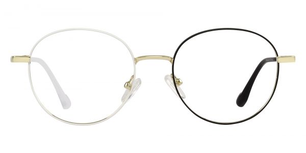 Kenisha Round Prescription Glasses - Two-tone/Multi Color