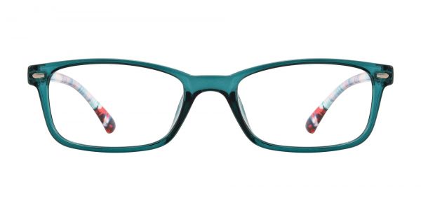 Belize Rectangle Prescription Glasses - Blue