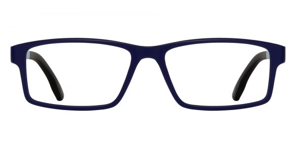 Zach Rectangle Prescription Glasses - Blue