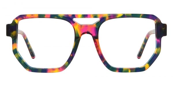 Reyes Aviator Prescription Glasses - Two-tone/Multi Color