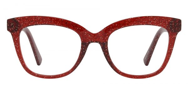 Knox Cat Eye Prescription Glasses - Red