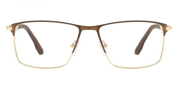 Kumar Rectangle Prescription Glasses - Brown