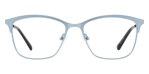 Megan Square Prescription Glasses - Blue