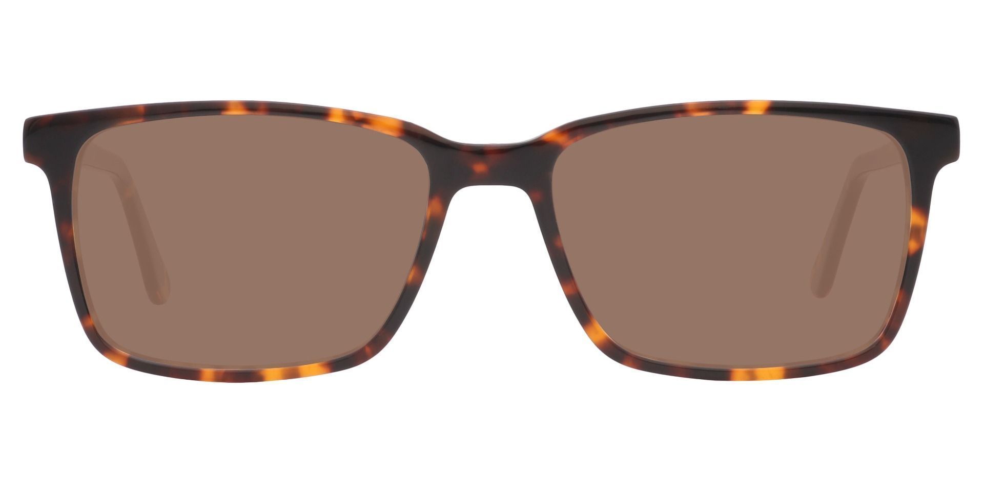 Venice Rectangle Lined Bifocal Sunglasses - Tortoise Frame With Brown Lenses