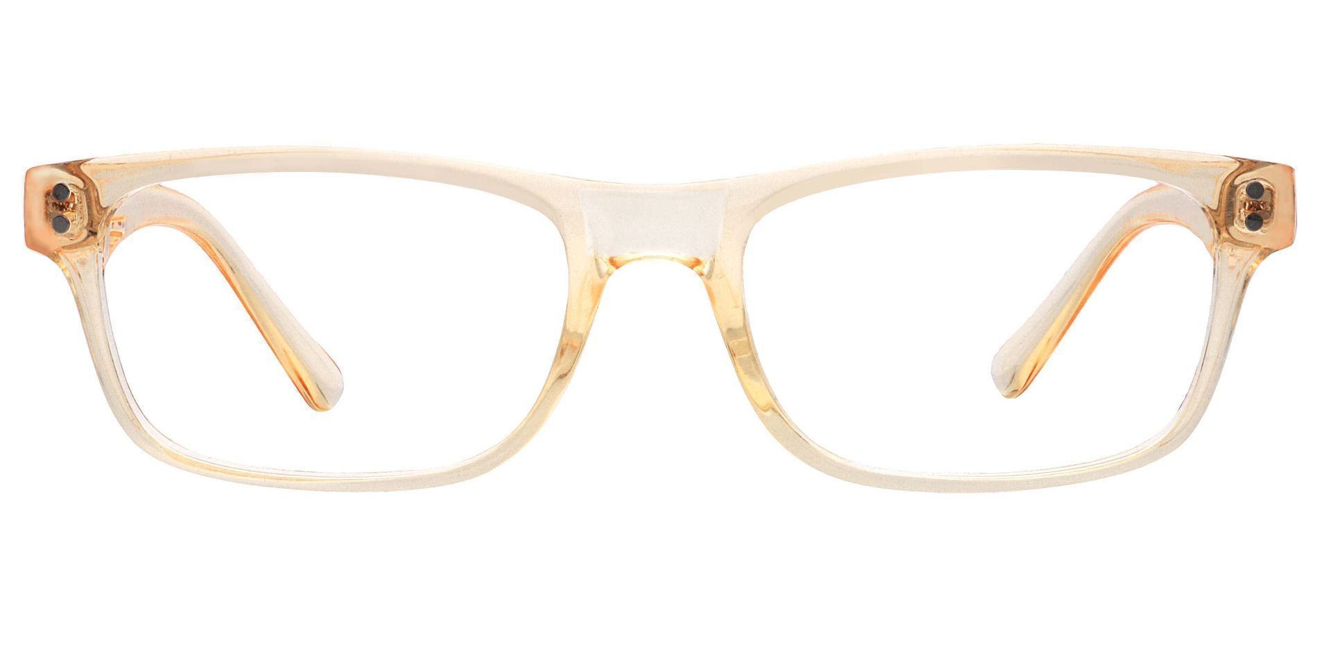 Aura Rectangle Progressive Glasses - Yellow