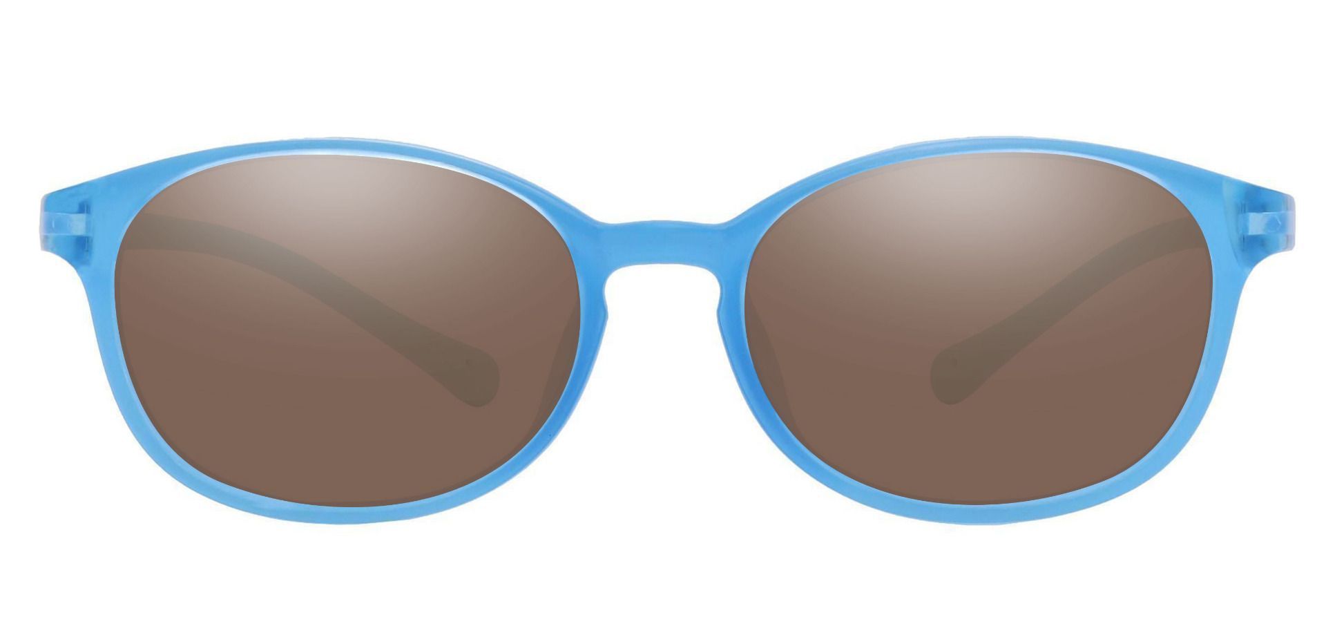 blue frame sunglasses