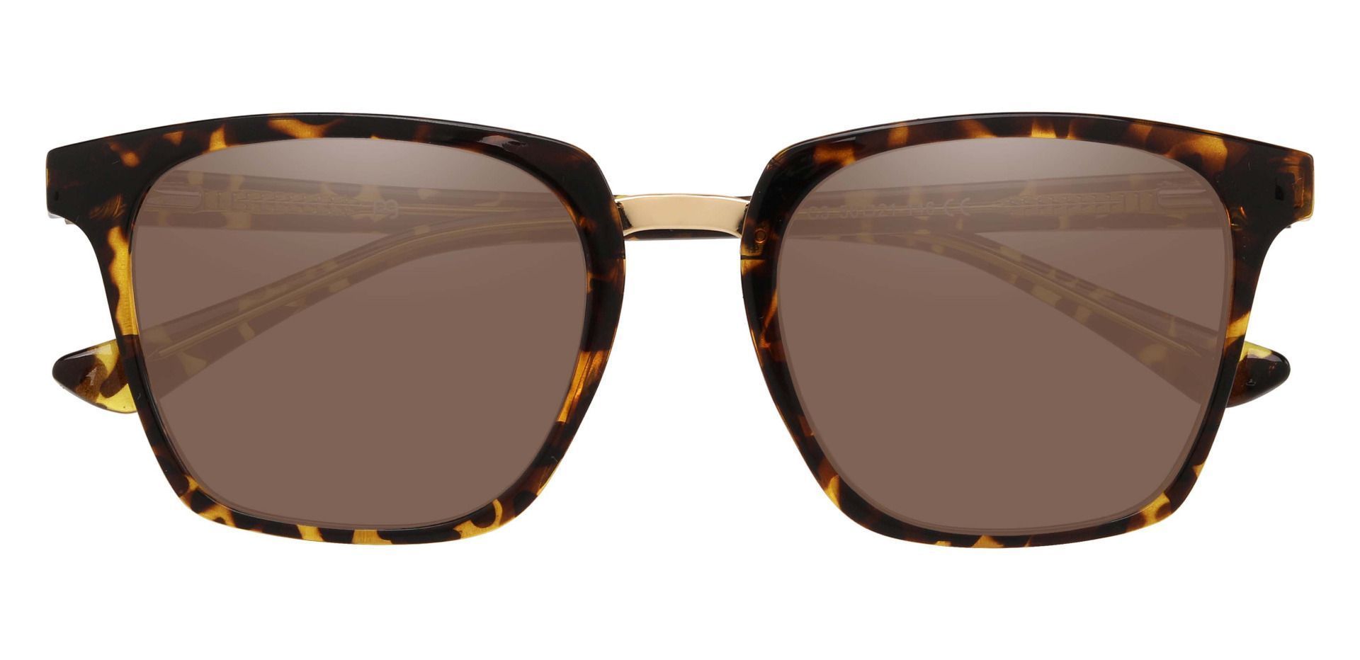 Delta Square Lined Bifocal Sunglasses - Tortoise Frame With Brown Lenses