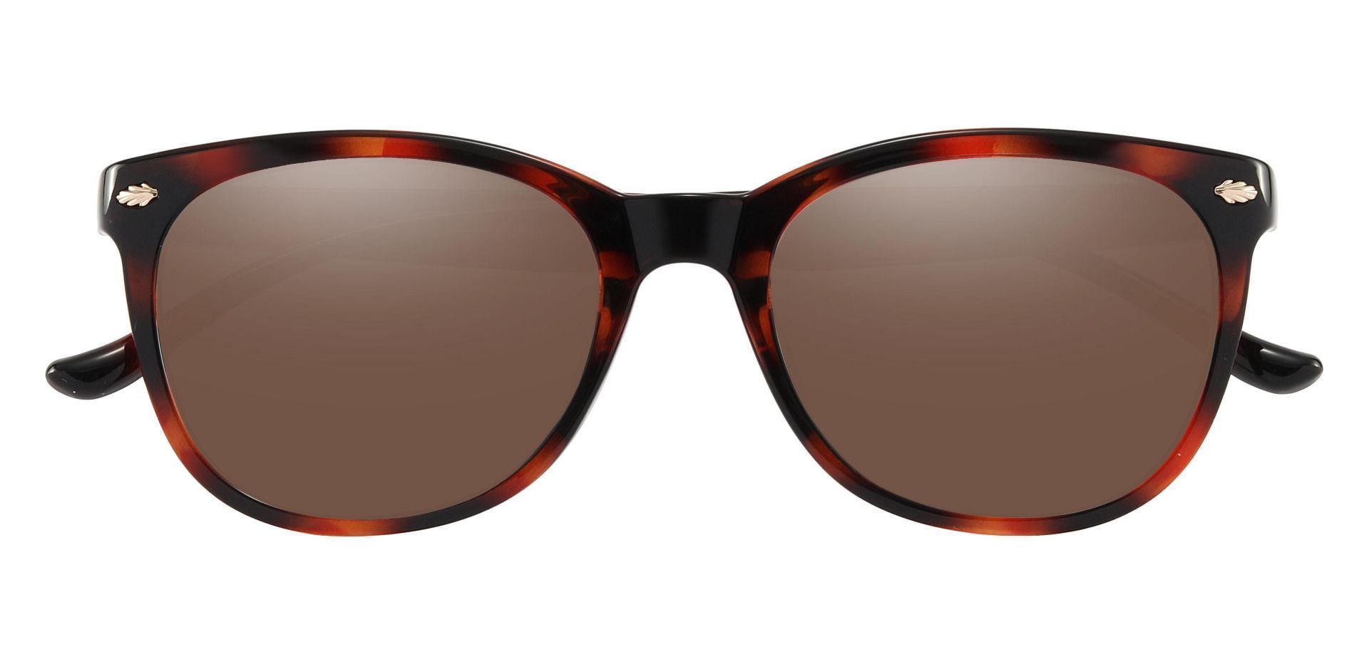 Pavilion Square Progressive Sunglasses - Tortoise Frame With Brown Lenses