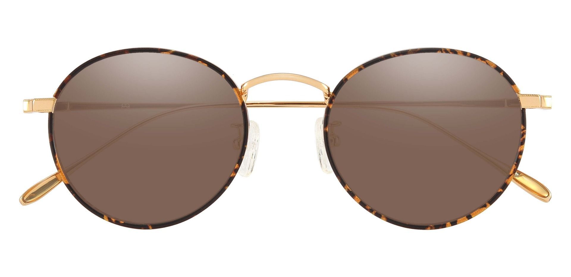 Cornwall Oval Prescription Sunglasses - Tortoise Frame With Brown Lenses