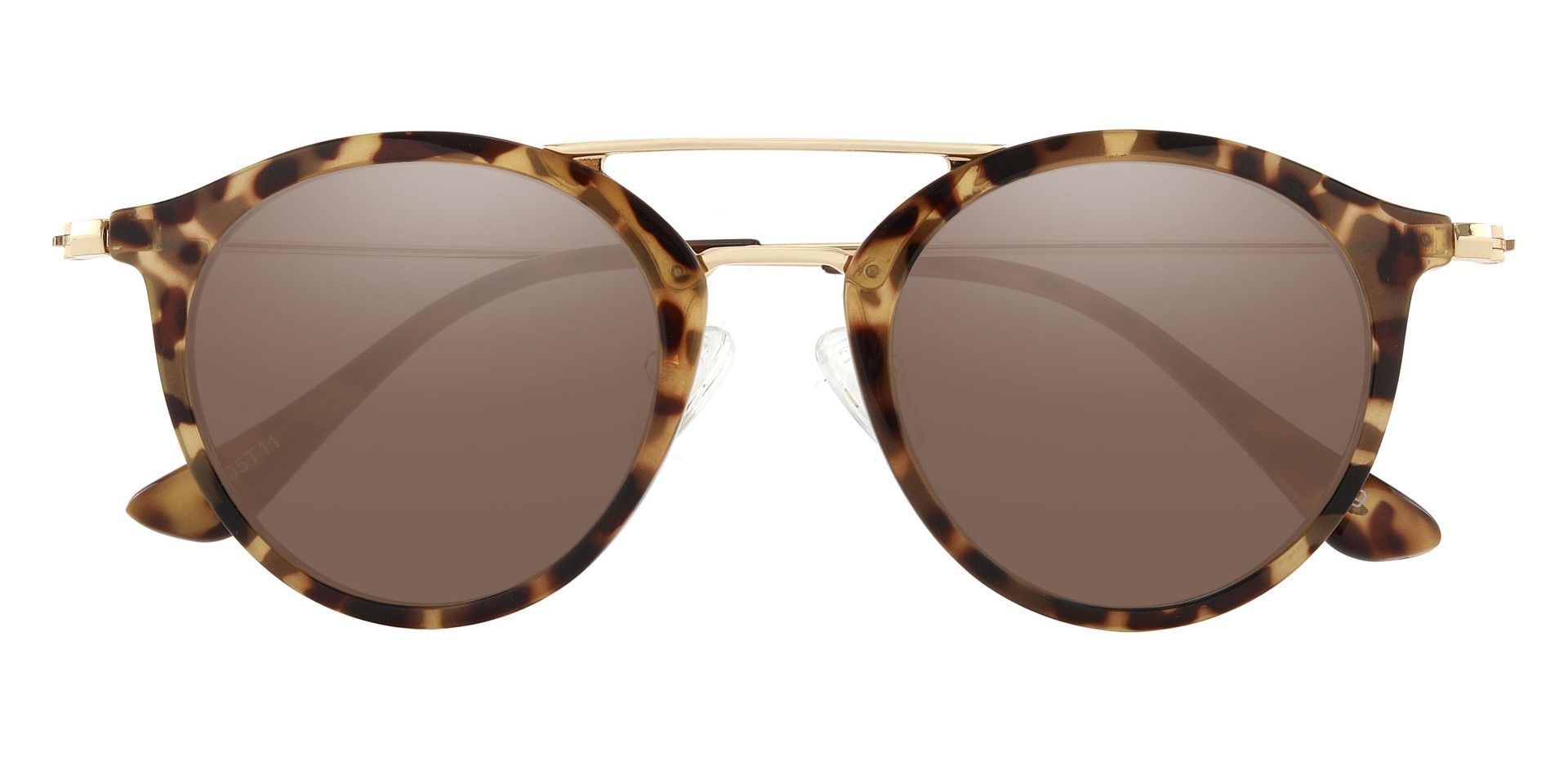 Malden Aviator Prescription Sunglasses - Tortoise Frame With Brown Lenses