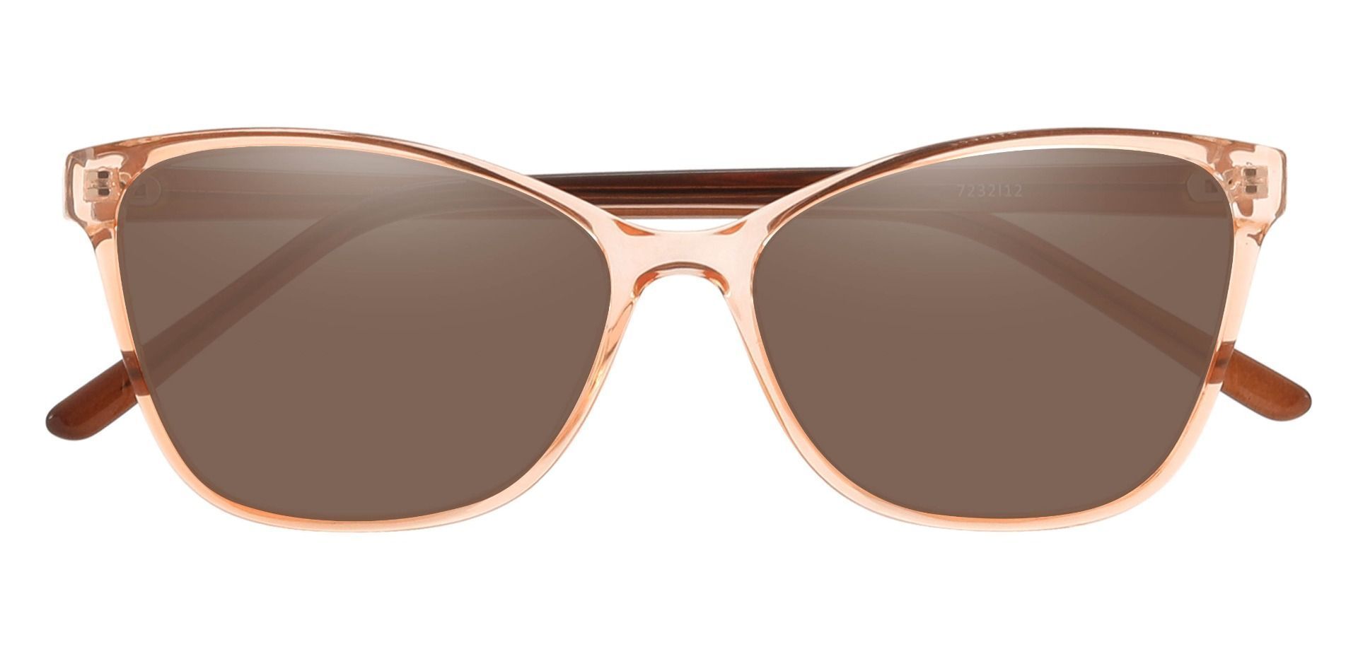 Giselle Cat Eye Prescription Sunglasses Pink Frame With Brown Lenses Women S Sunglasses