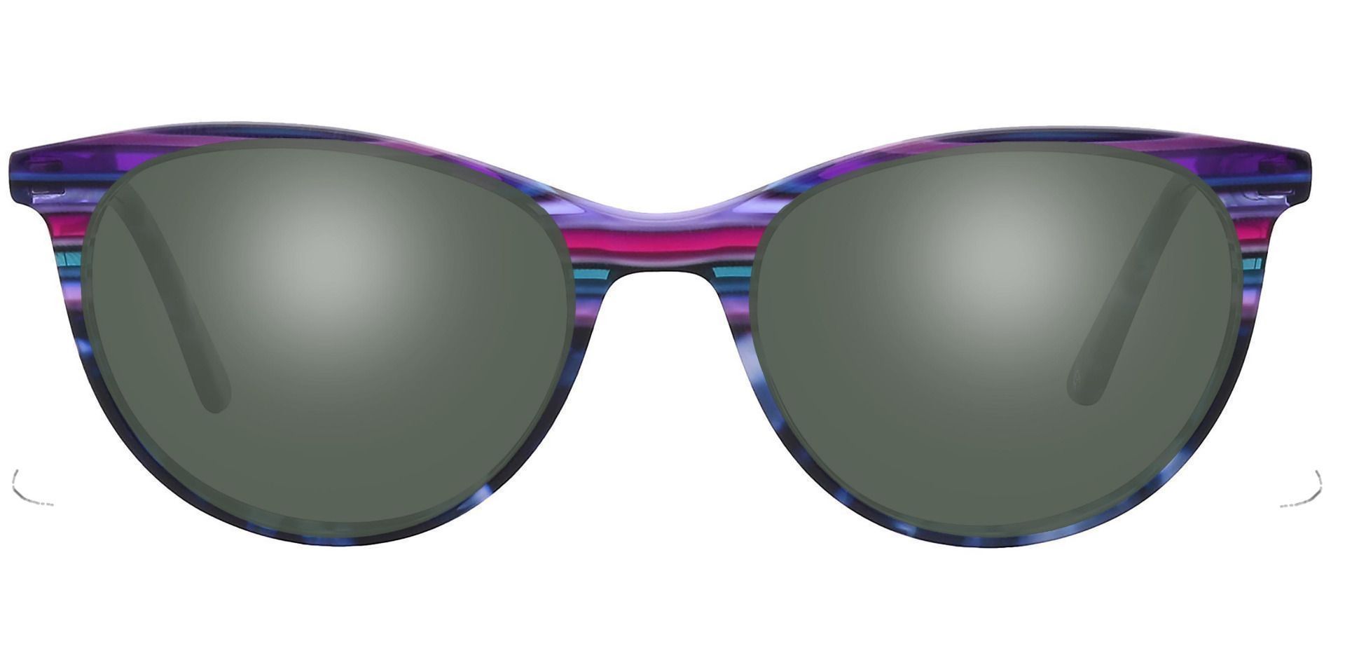 Patagonia Oval Prescription Sunglasses - Purple Frame With Green Lenses ...