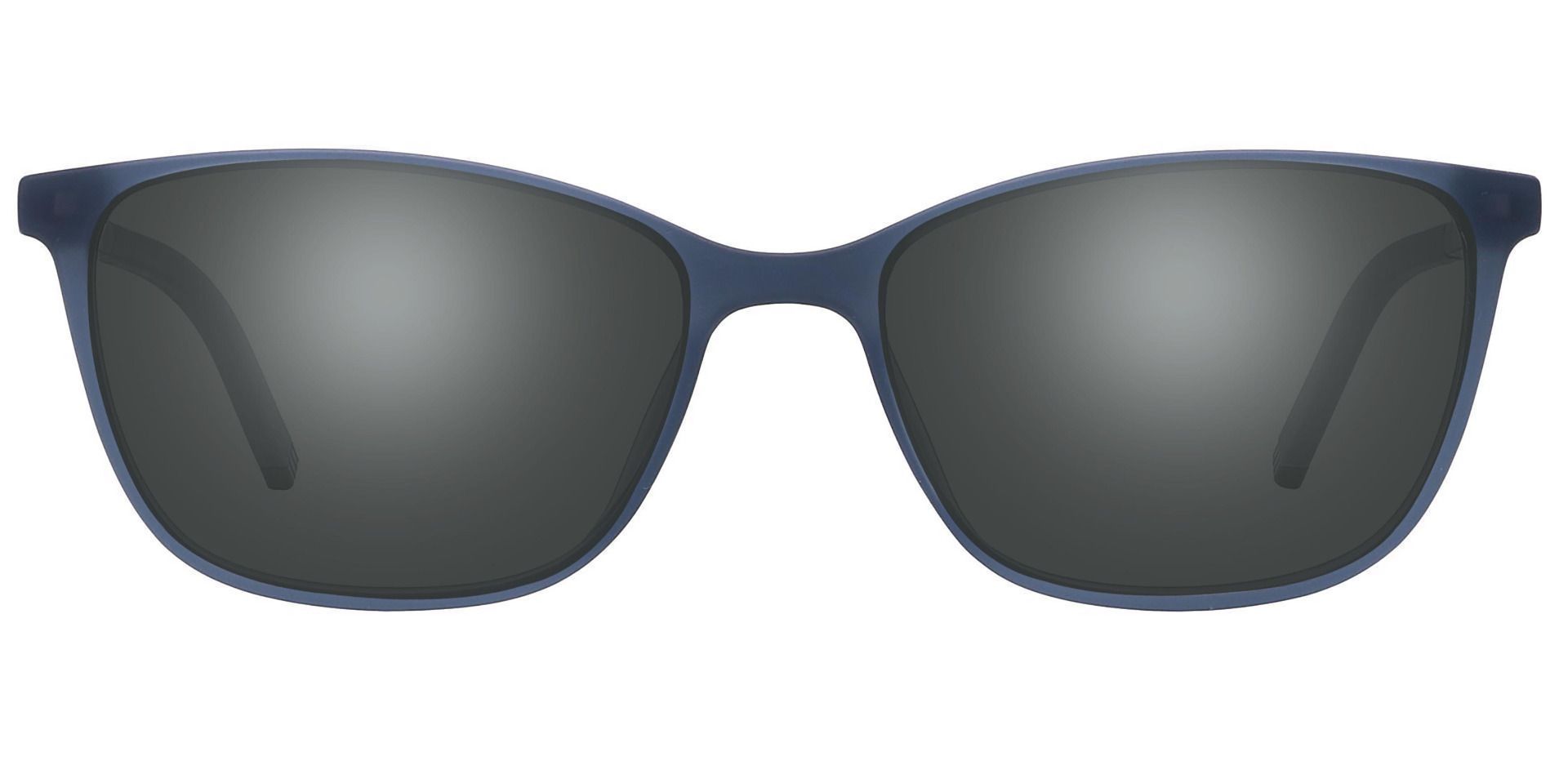 Danica Square Prescription Sunglasses - Gray Frame With Gray Lenses