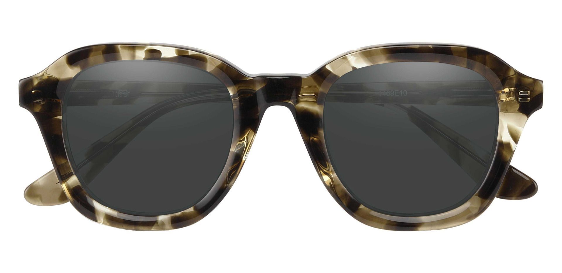 Grove Square Progressive Sunglasses - Green Frame With Gray Lenses