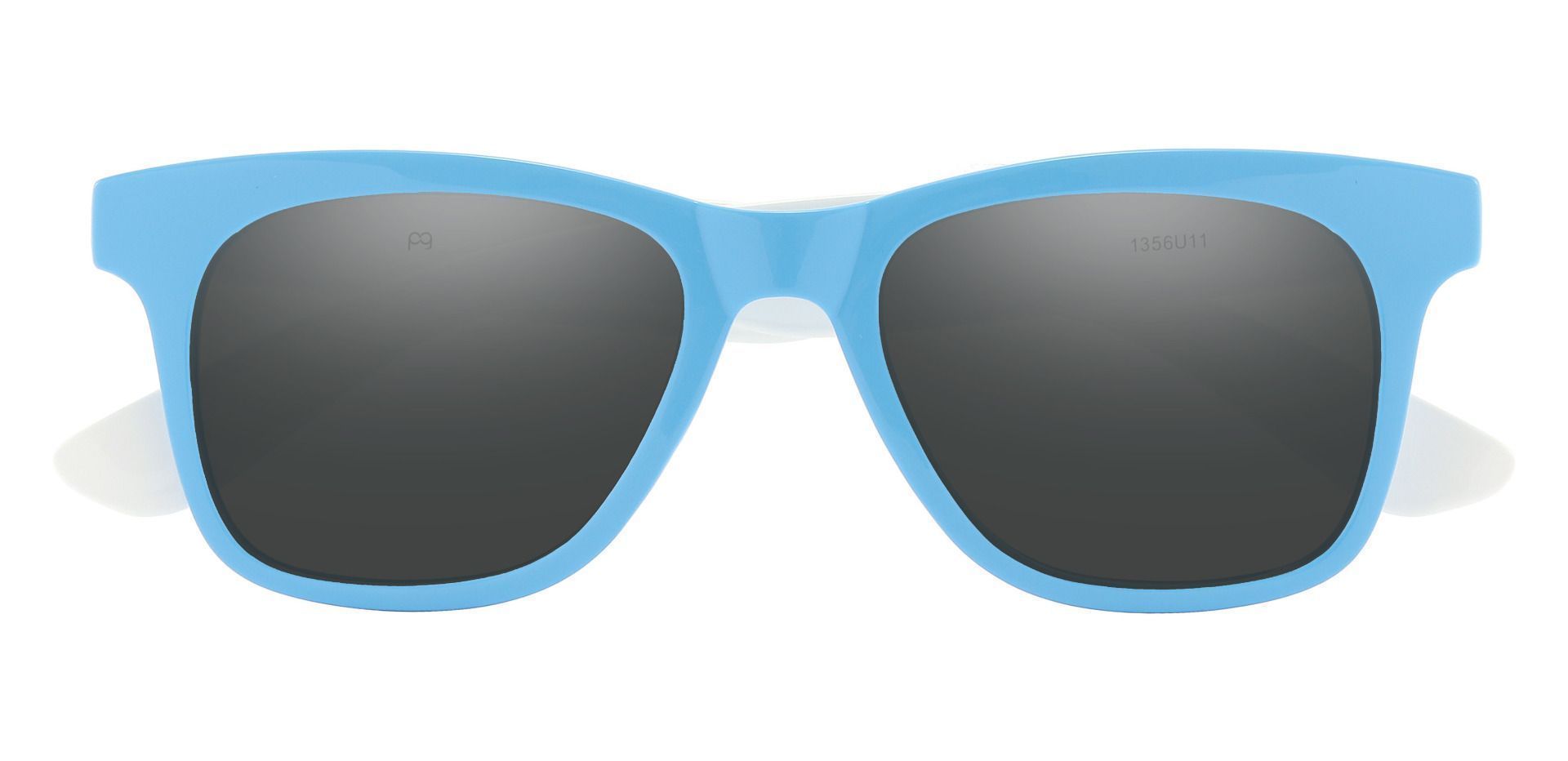 Hurley Square Prescription Sunglasses - Blue Frame With Gray Lenses ...
