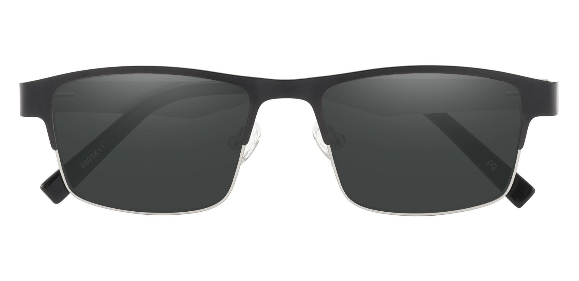 Thurston Browline Prescription Sunglasses - Black Frame With Gray ...