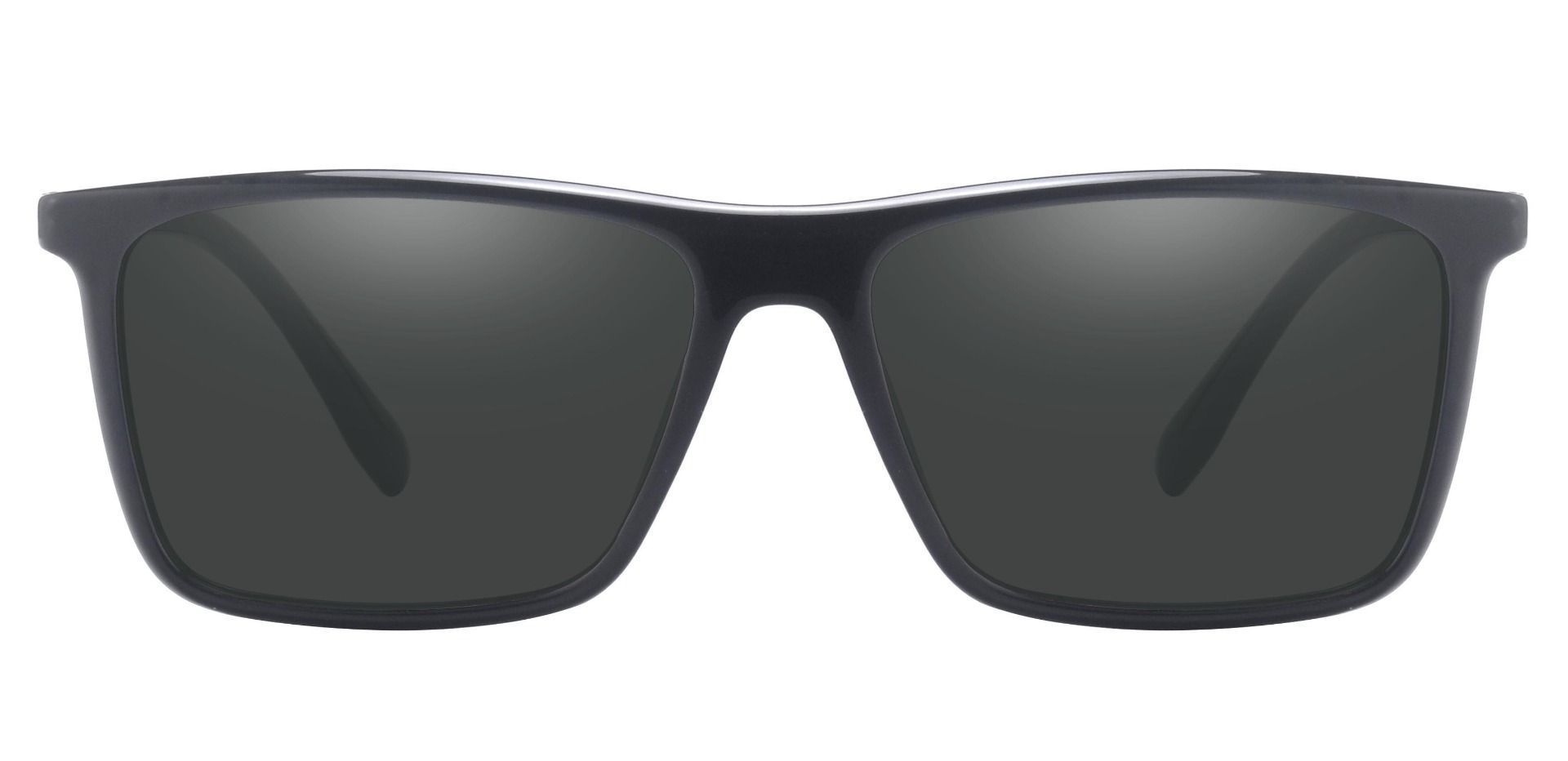 Cleveland Rectangle Gray Prescription Sunglasses Men's Sunglasses Payne Glasses