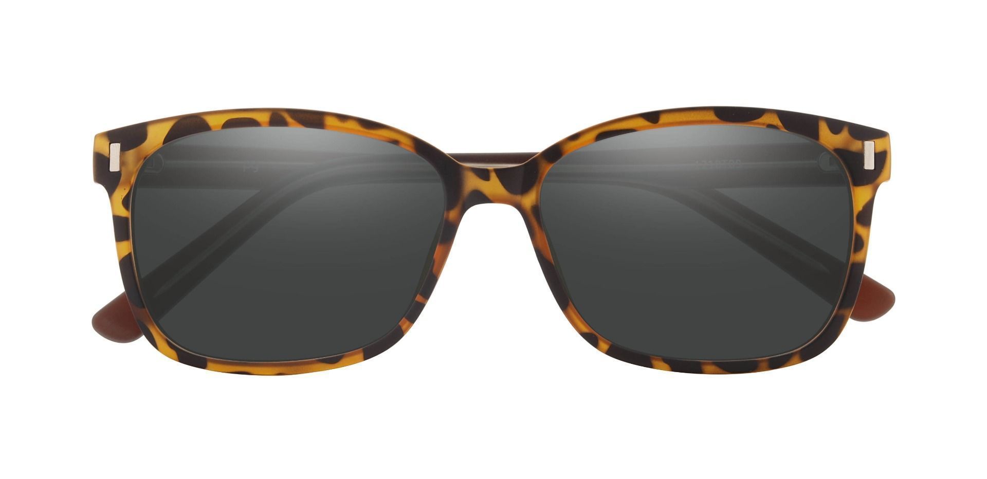 Landry Square Prescription Sunglasses - Tortoise Frame With Gray Lenses ...