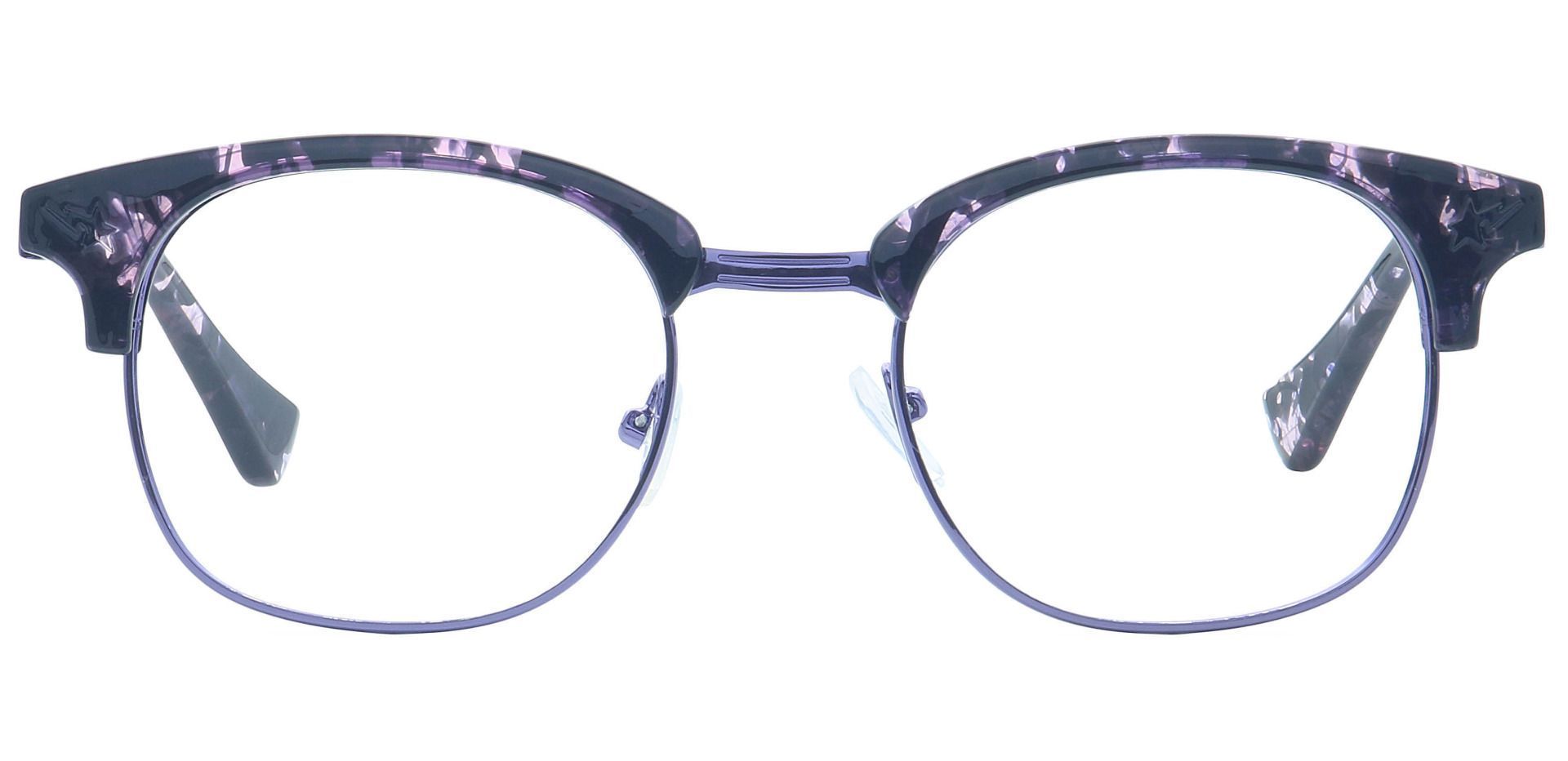 Neptune Browline Non-Rx Glasses - Purple