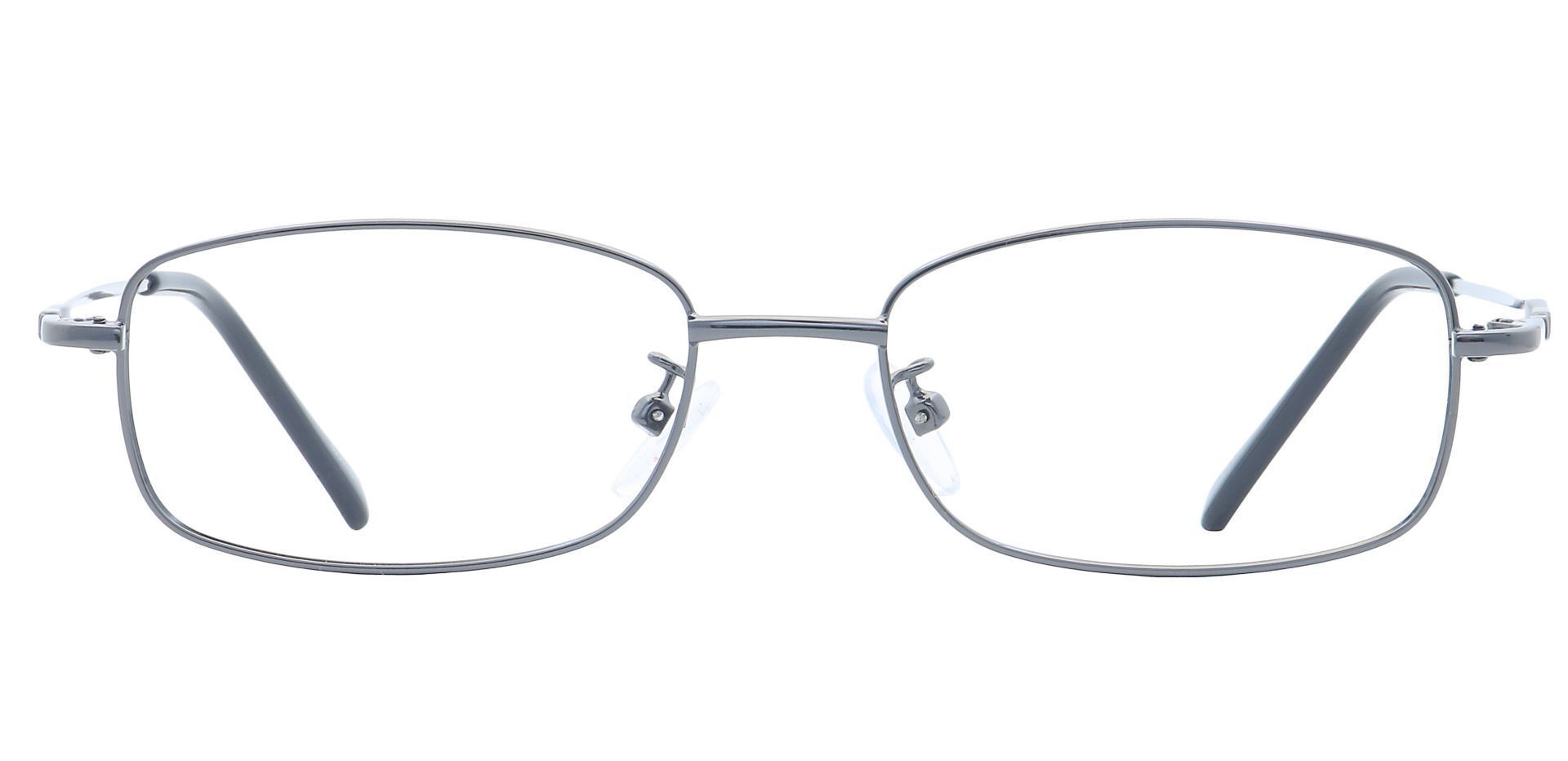 Ross Rectangle Lined Bifocal Glasses -  Gunmetal