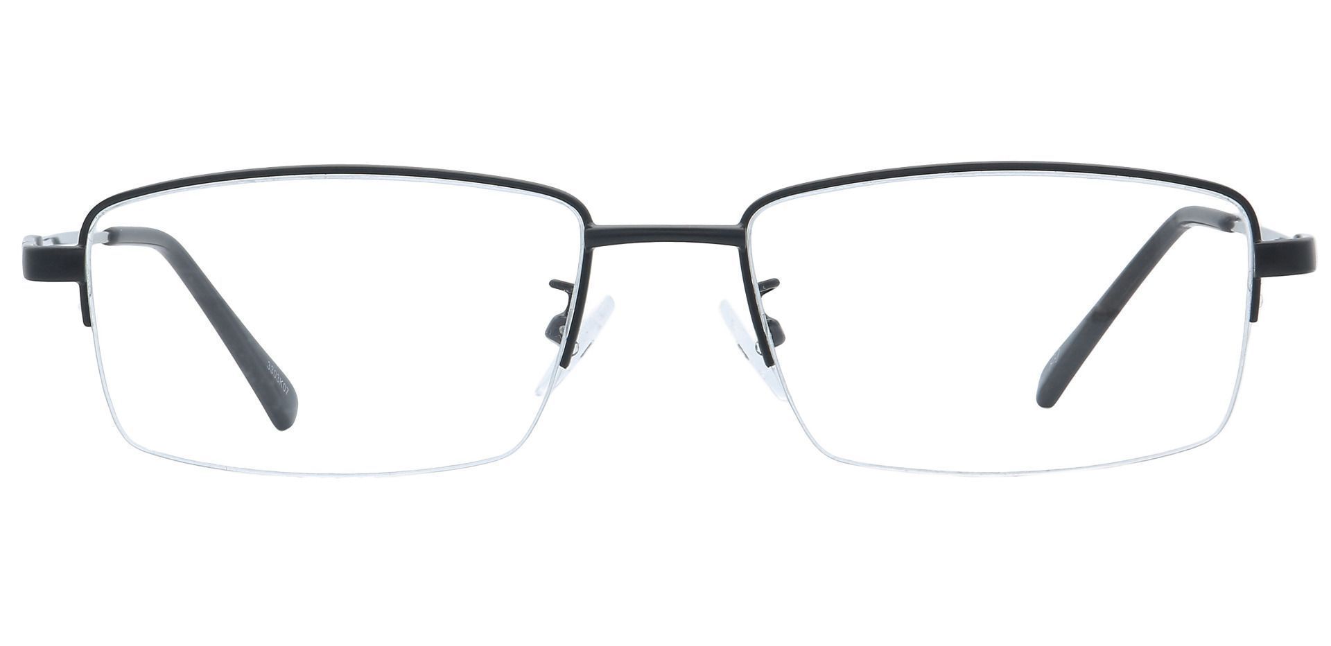 Zander Rectangle Non-Rx Glasses - Black