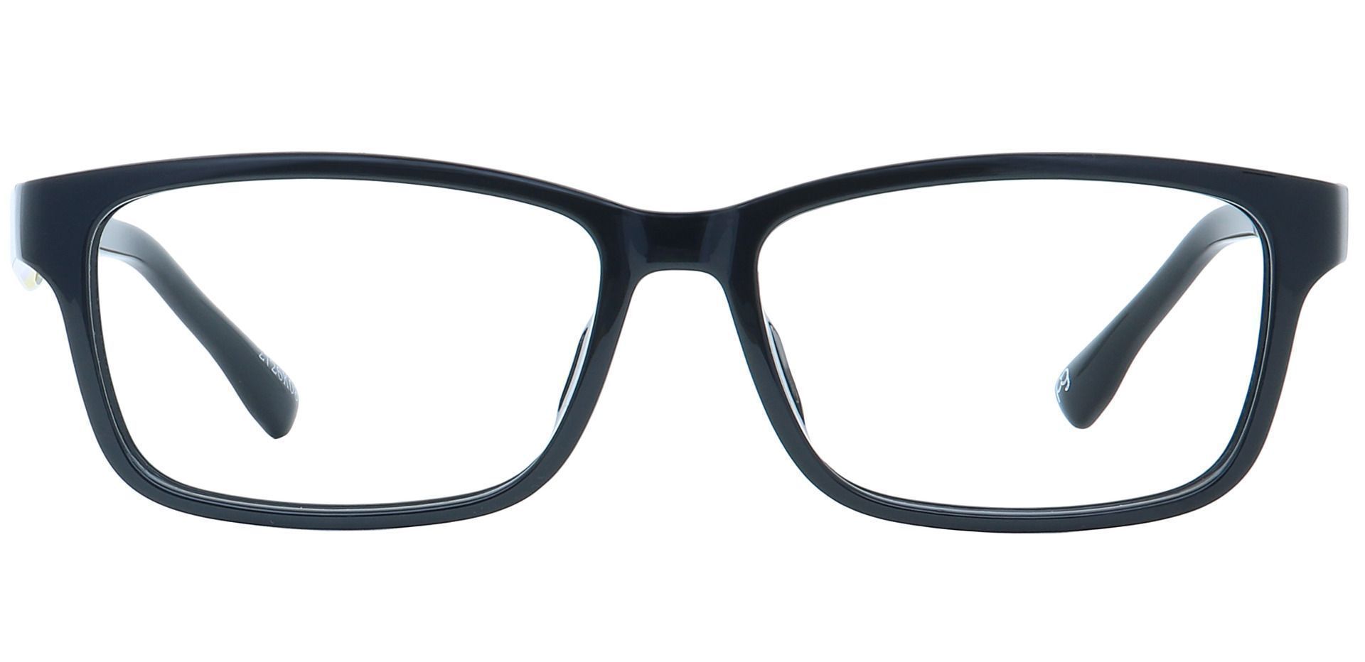 Sol Rectangle Eyeglasses Frame - Black