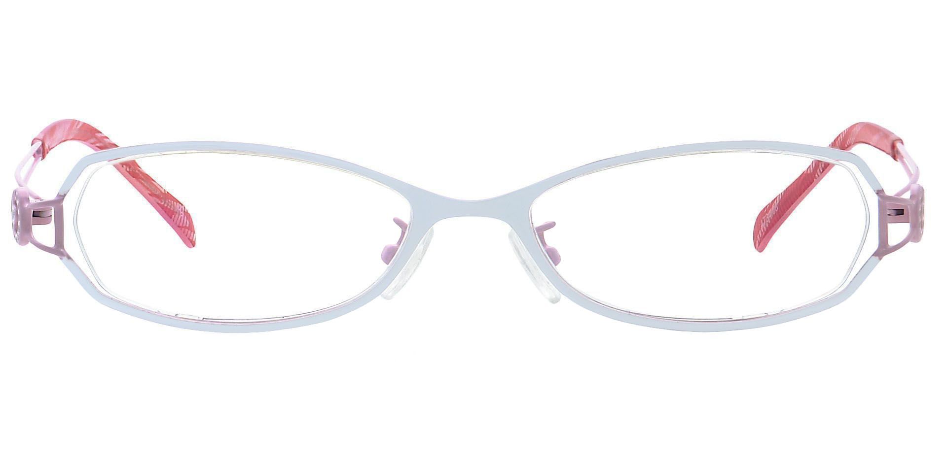 Cece Oval Single Vision Glasses - Pink