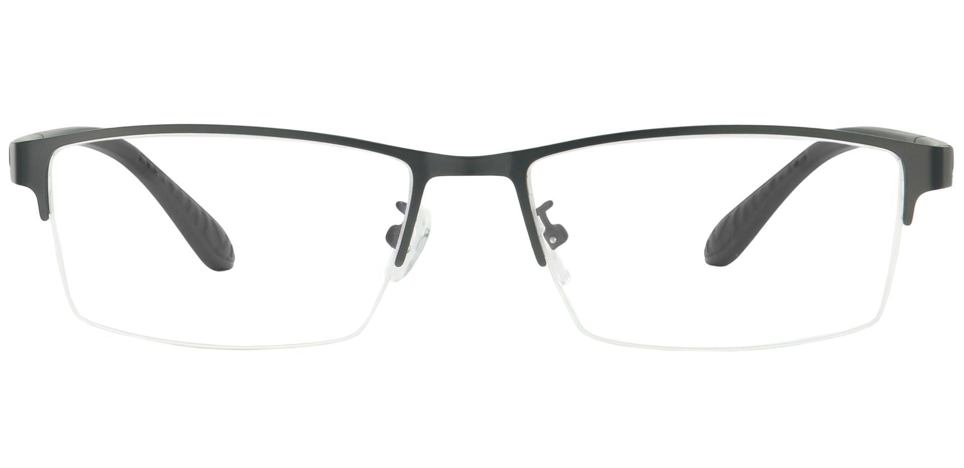 Ruben Rectangle Lined Bifocal Glasses - Black