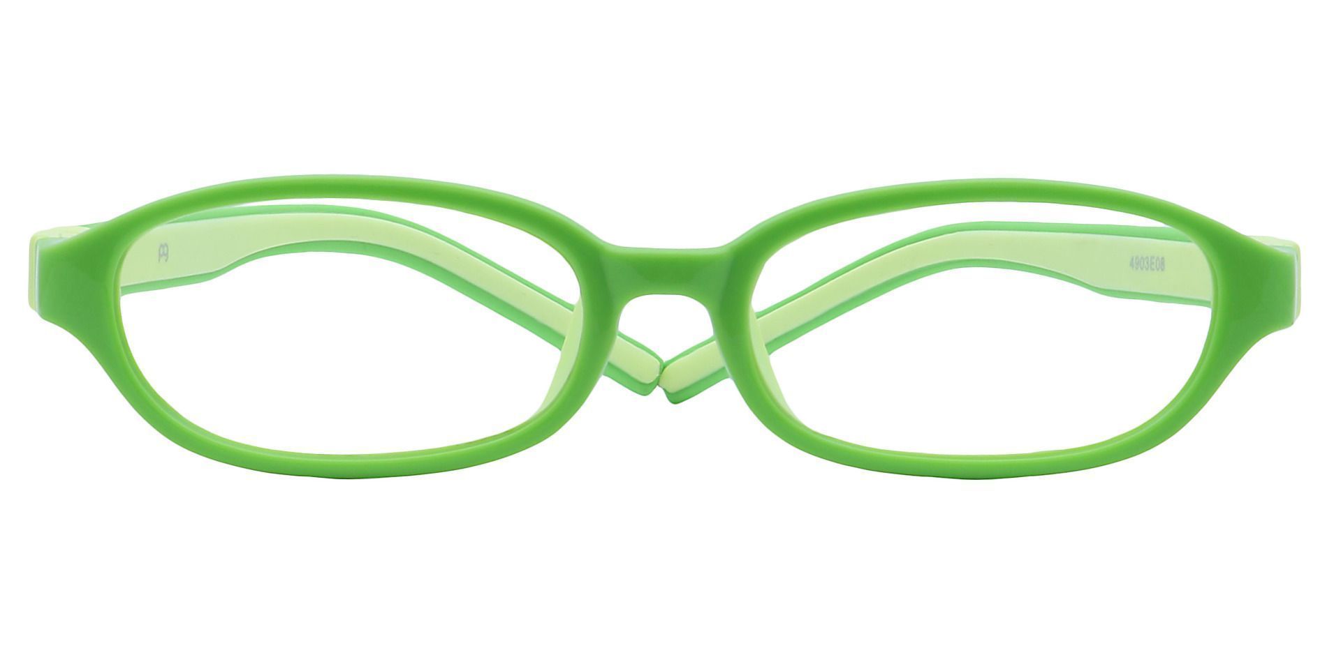 Scoop Oval Eyeglasses Frame -  Lime Green /kiwi Green
