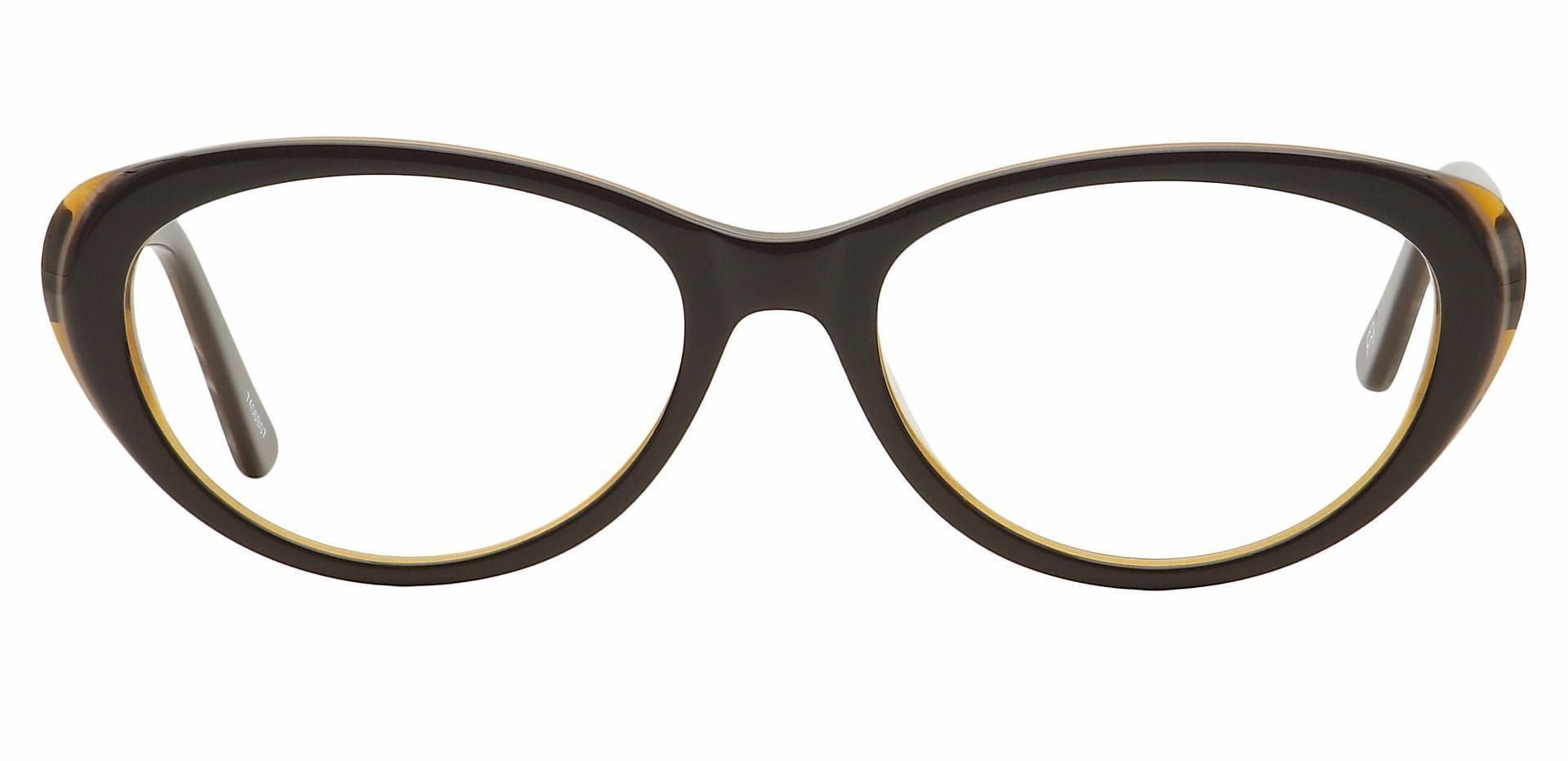 Asta Cat-Eye Progressive Glasses - Brown