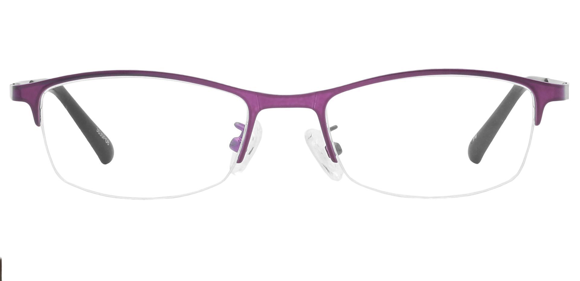 Eliza Rectangle Eyeglasses Frame - Purple