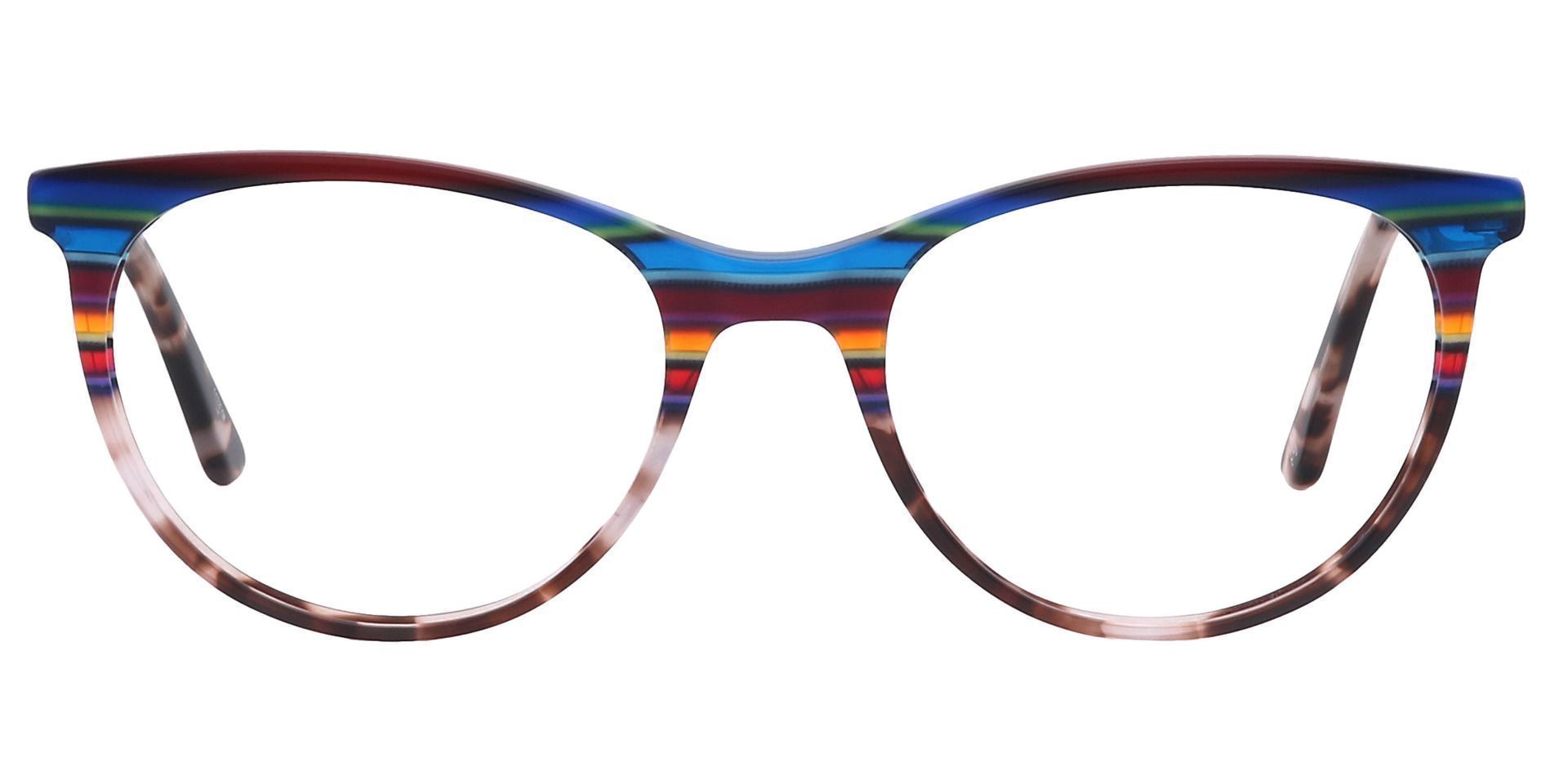 Patagonia Oval Reading Glasses - Multi Colored Stripes