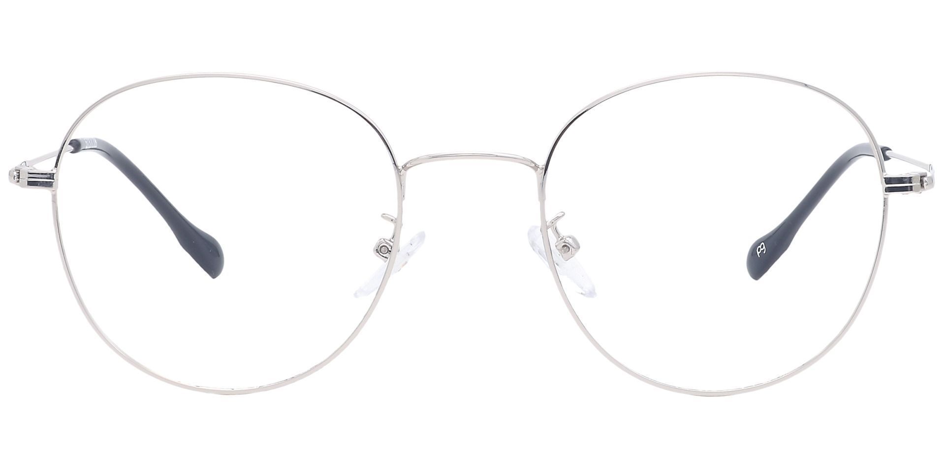 Miller Oval Blue Light Blocking Glasses - Gray