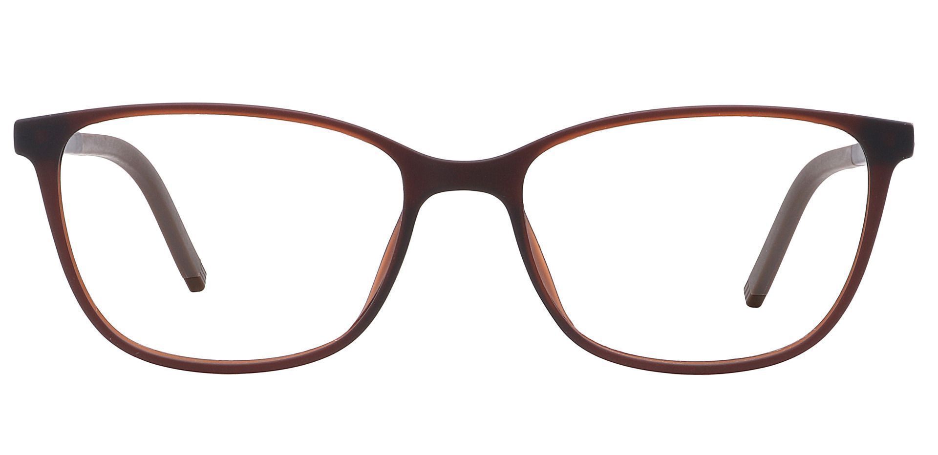 Danica Square Non-Rx Glasses - Brown
