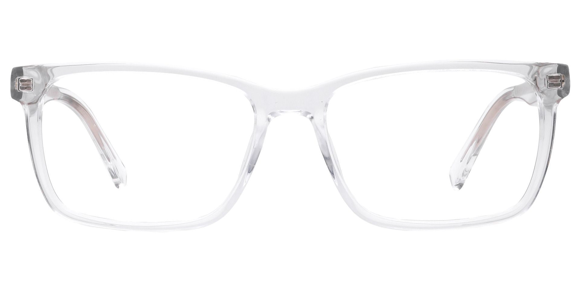 Galaxy Rectangle Eyeglasses Frame - Clear