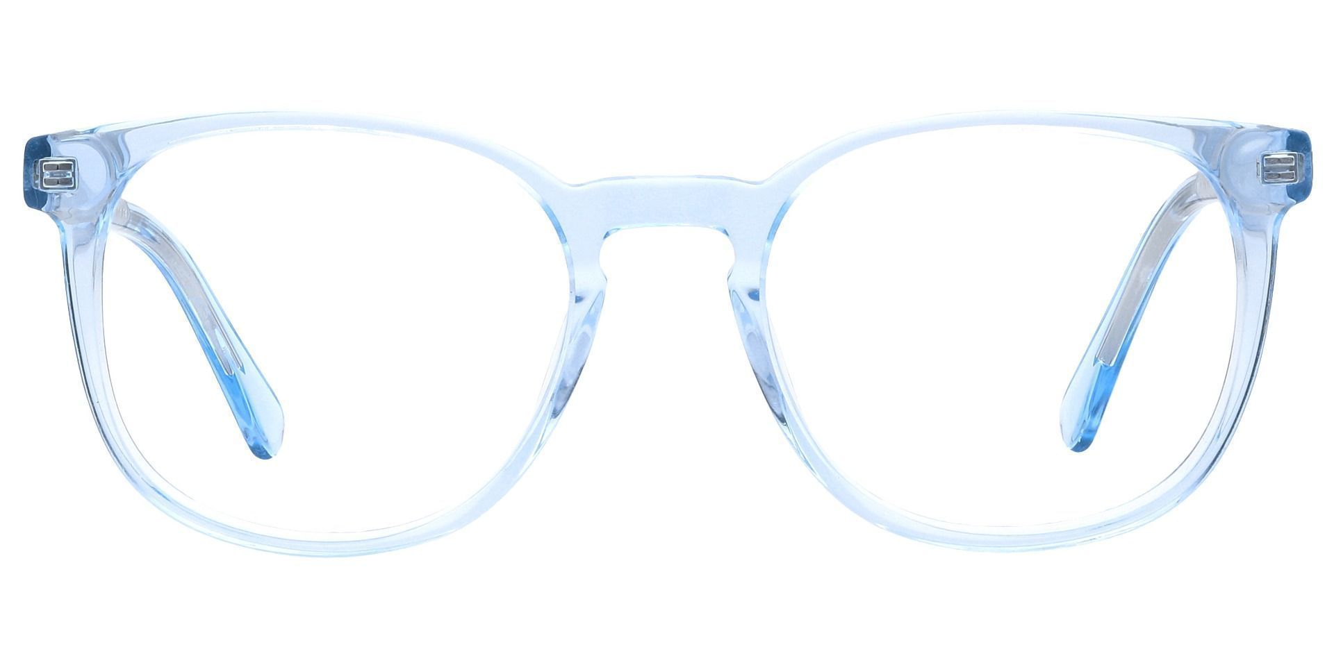 Nebula Round Progressive Glasses - Blue