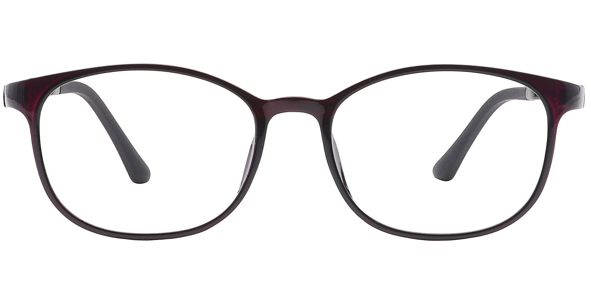 Sherry Oval Non-Rx Glasses - Purple