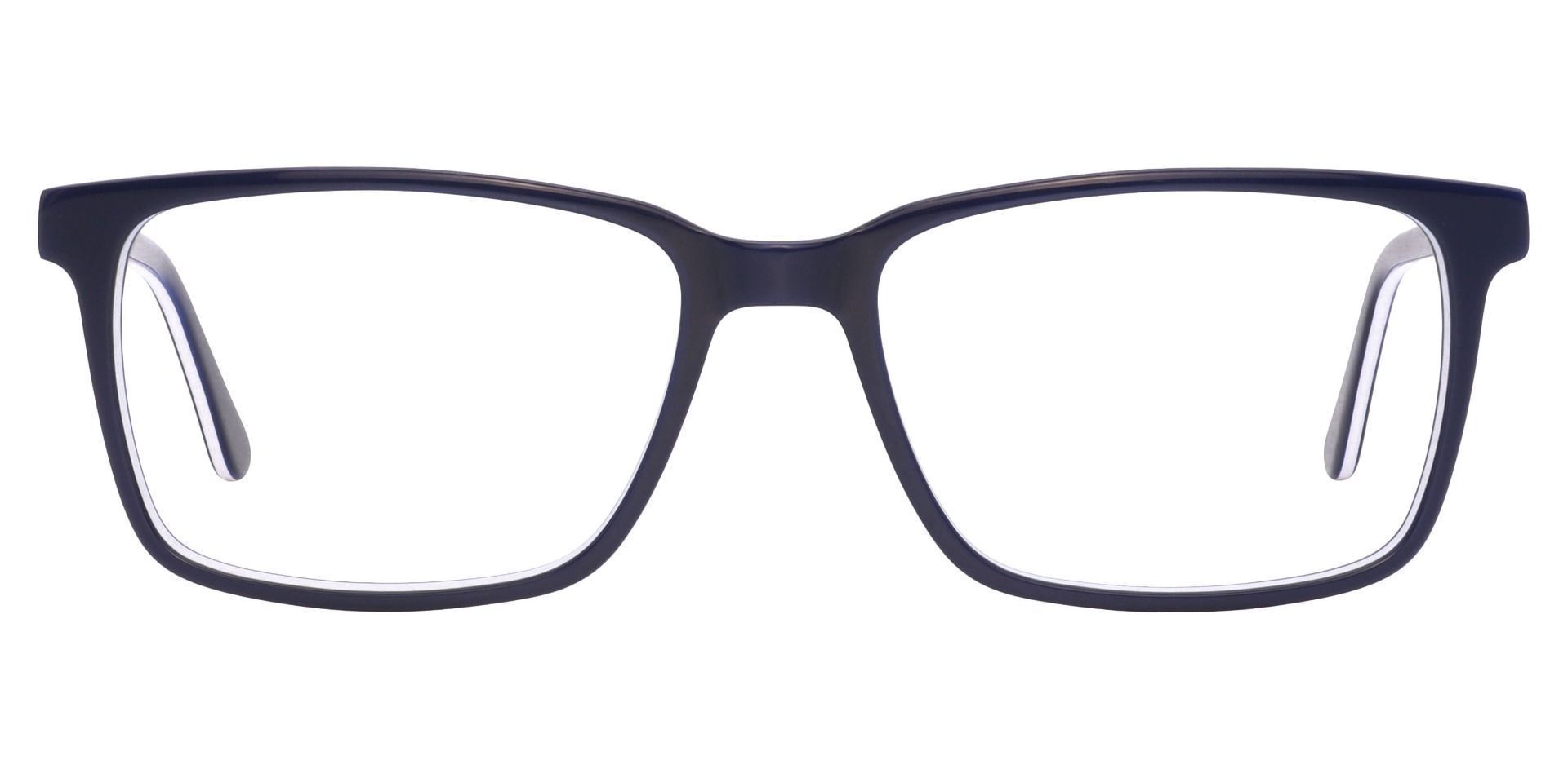 Venice Rectangle Non-Rx Glasses - Navy-white