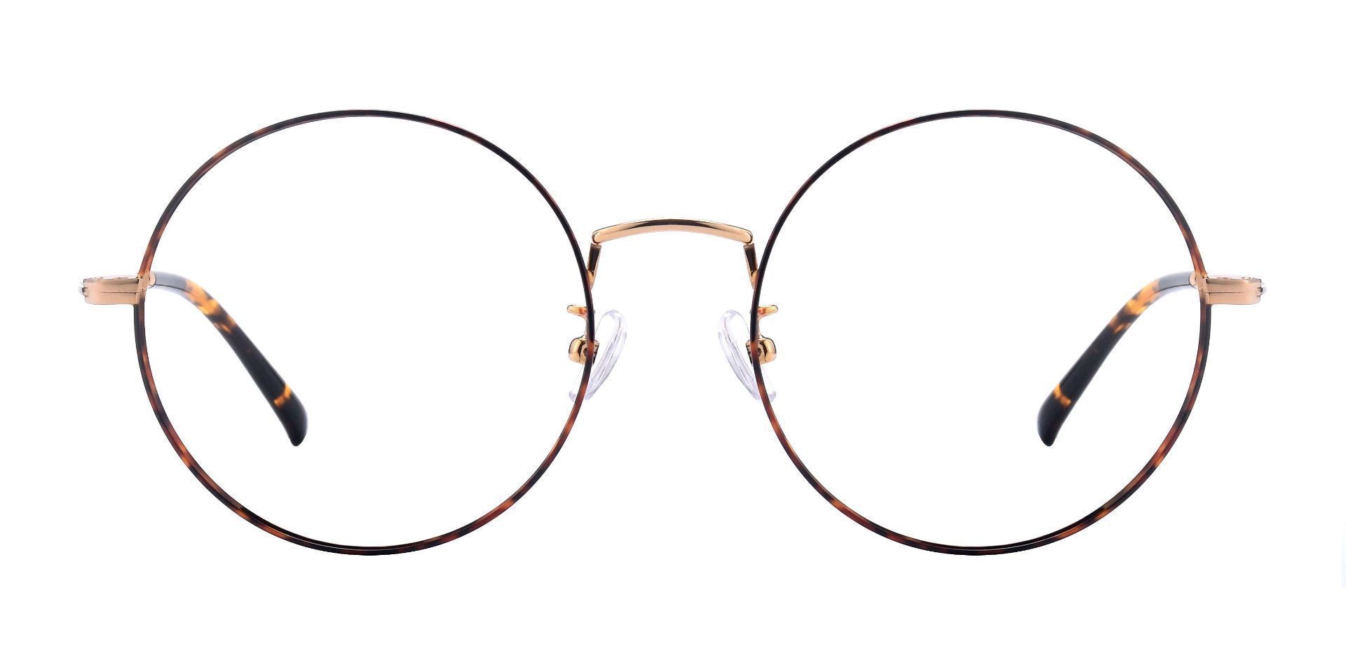 Sawyer Round Eyeglasses Frame - Tortoise/gold