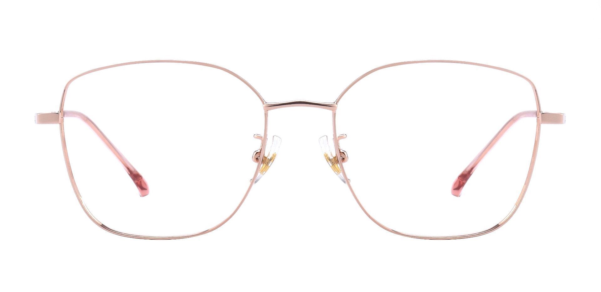 Linton Geometric Lined Bifocal Glasses - Rose Gold | Women's Eyeglasses ...