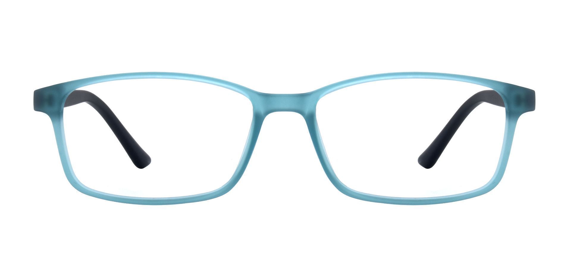 Lotus Rectangle Prescription Glasses - Blue