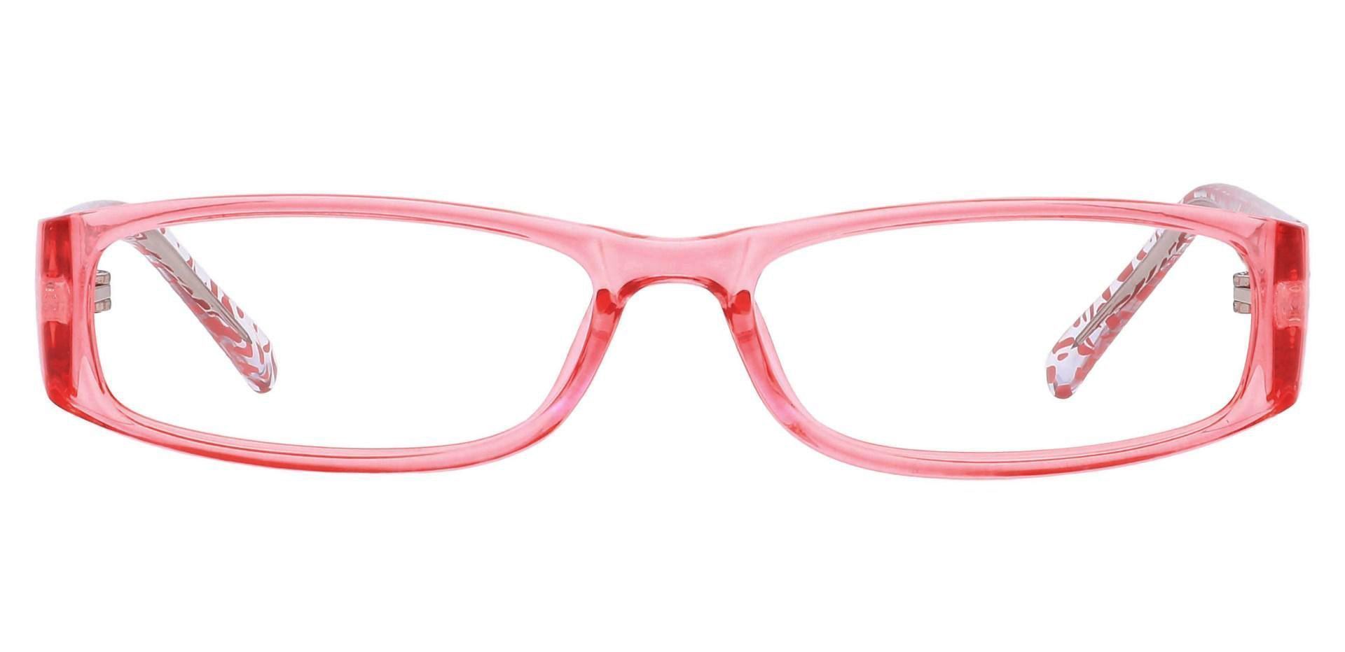 Camille Rectangle Non-Rx Glasses - Pink