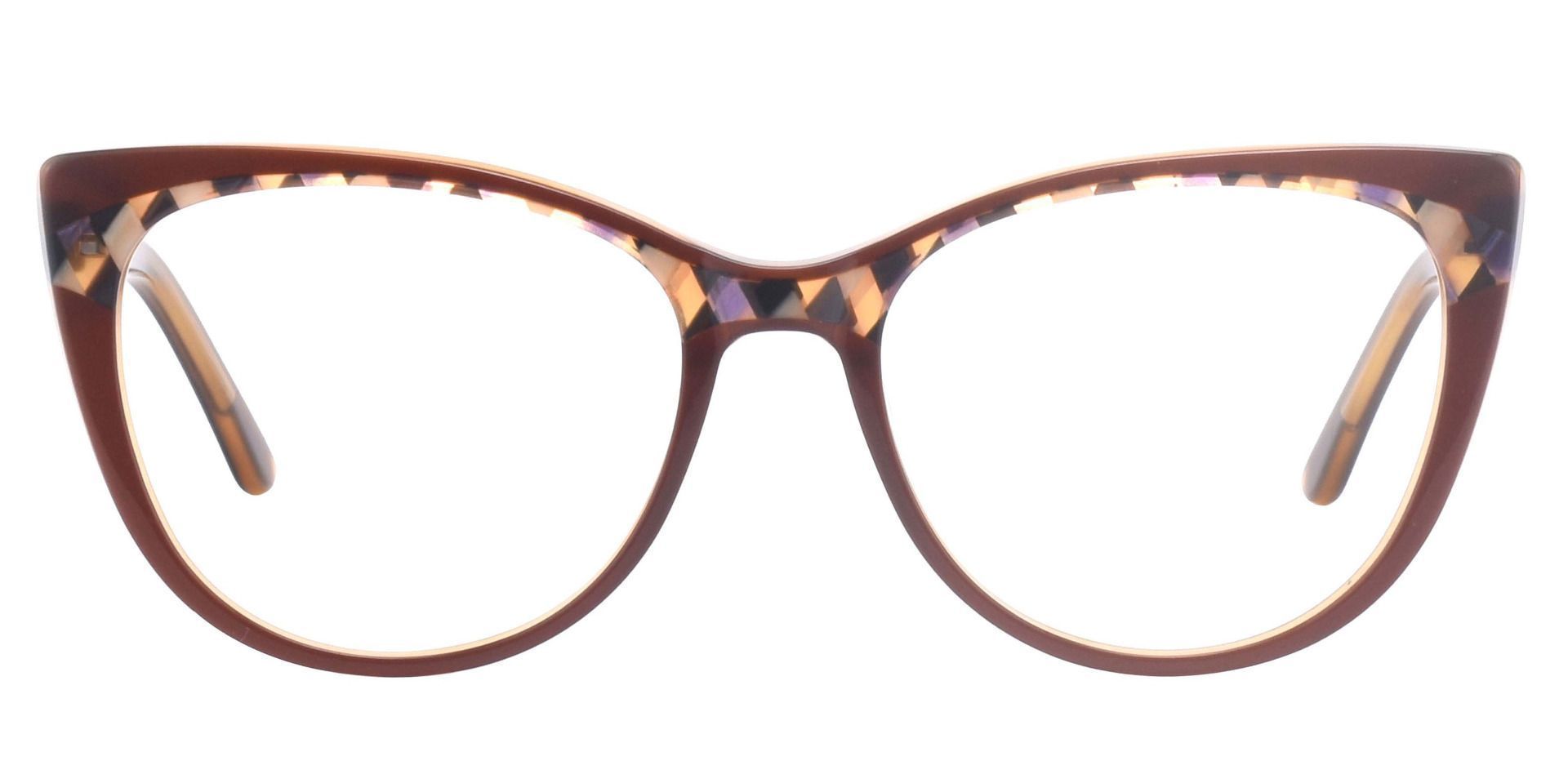 Cabernet Cat Eye Prescription Glasses - Brown
