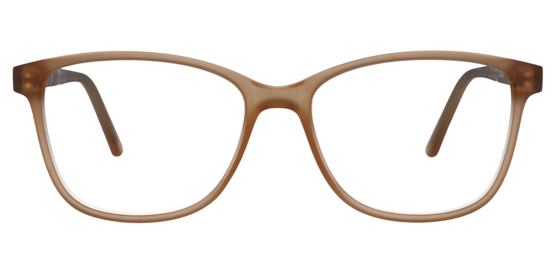 Argyle Rectangle Prescription Glasses - Brown