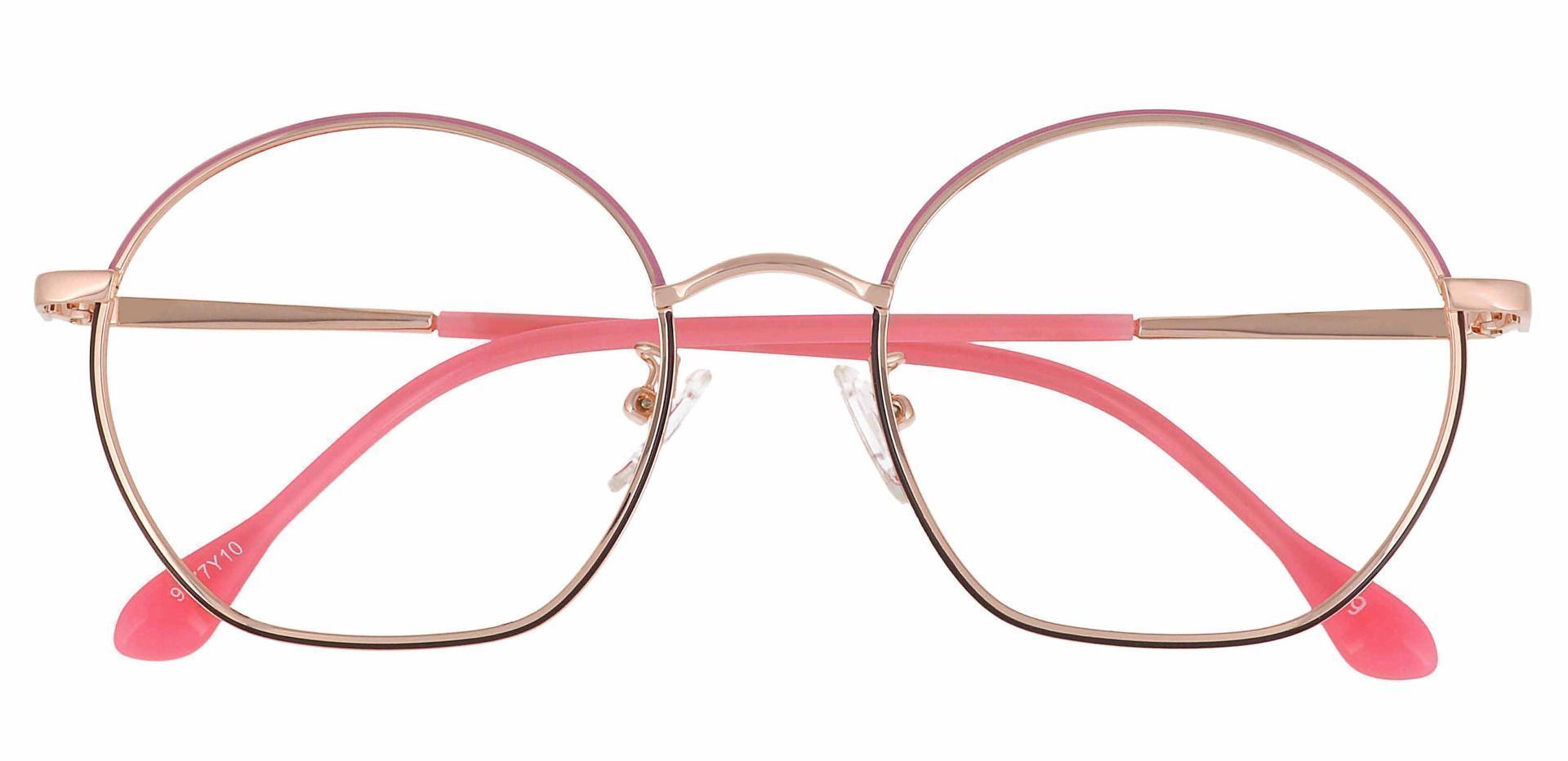 Rose Geometric Reading Glasses - Rose Gold | Women's Eyeglasses | Payne ...