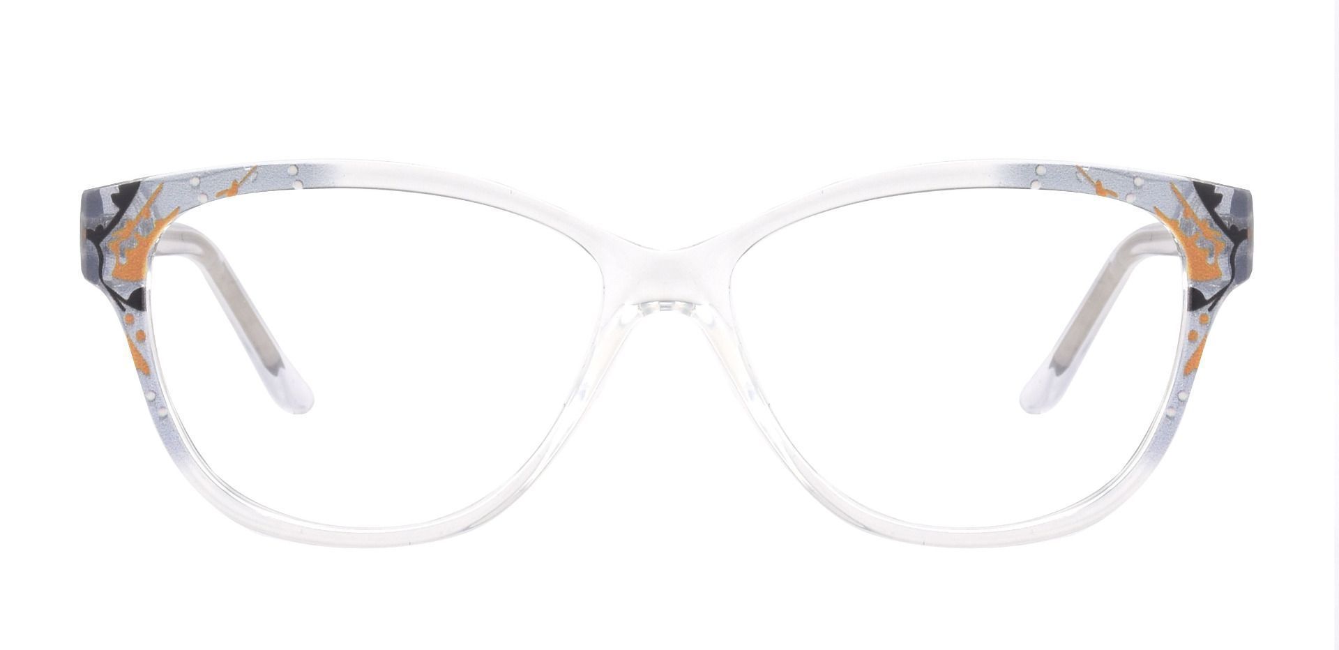 Borden Cat Eye Prescription Glasses Yellow Women's Eyeglasses