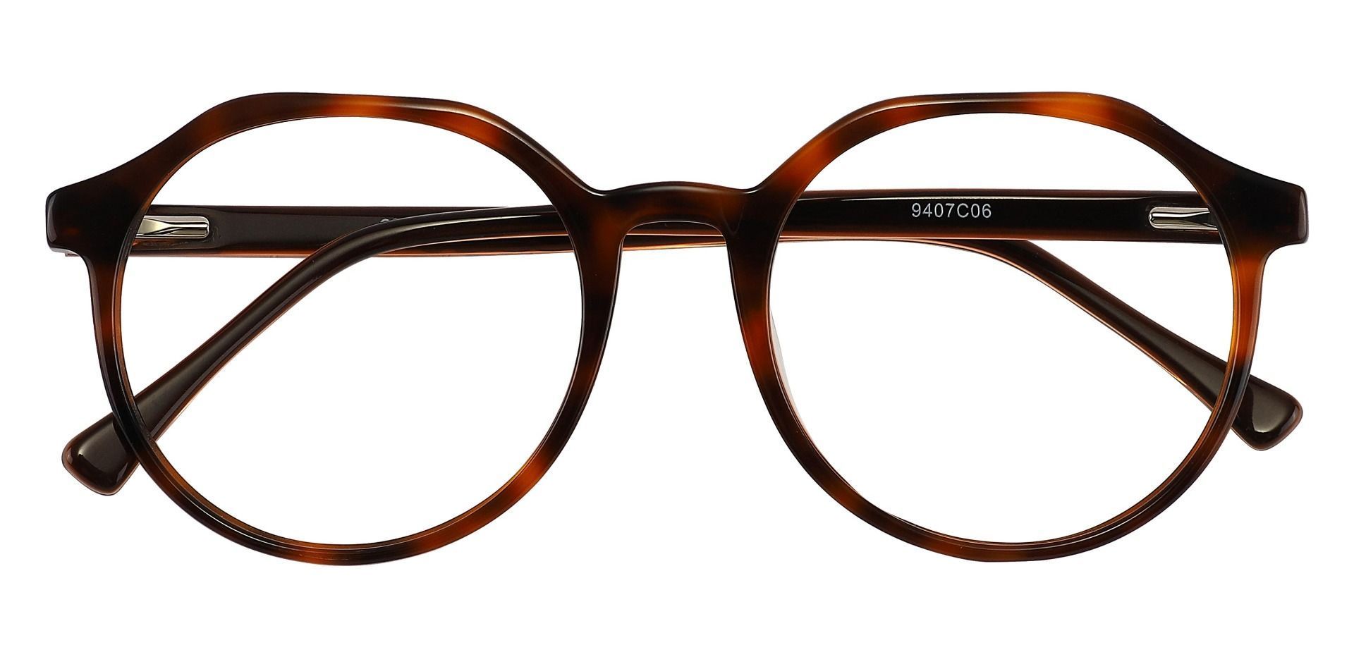 Tucker Geometric Lined Bifocal Glasses - Tortoise